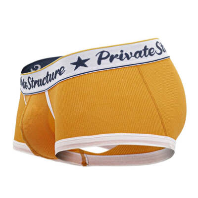 PRIVATE STRUCTURE Classic Boxer Mid-Waist Trunks Pumpkin Orange 4530 73a-image