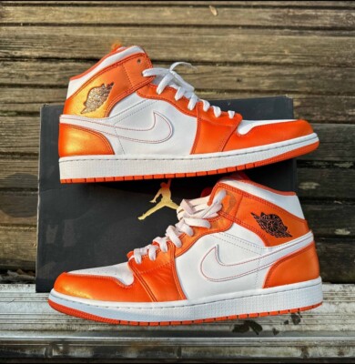 Size 13 - Air Jordan 1 SE Mid Electro Orange-image