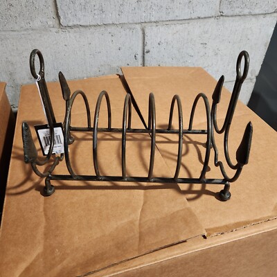 Creative Co Op Metal Plate Rack w/ Anchor 10-1/8 L-image