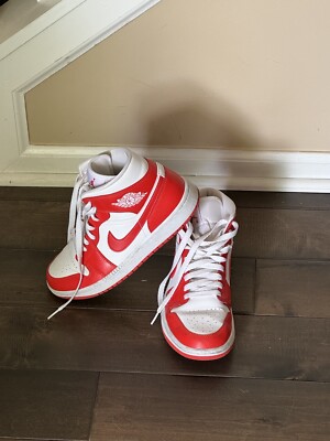 Nike Air Jordan mid size 8 Orange-image