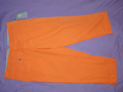 BOGNER Joss-G Ladies Women's Golf Shorts Capris NWT Size 6 Orange NEW! ✻ ✼-image