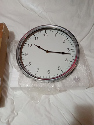 Creative Co-op 14 Inch Round Metal Wall Clock-image