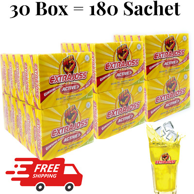 180 Sachet 30  Box EXTRA JOSS Active Flavoured Sugar Free Fast Energy Drink-image