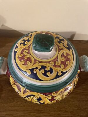 Joss Ceramics S. Stefani Casserole With Lid  10x8”-image