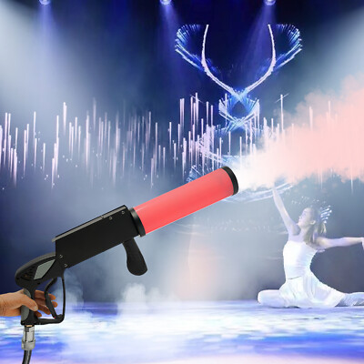 Party LED Cannon CO2 Gun Night Club Barroomm DJ Jet Effect Fogger Smoke Gun-image