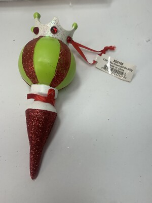 Christmas Creative Co-op Crown Wine Stopper Beautiful Ornaments Heavy 10-image