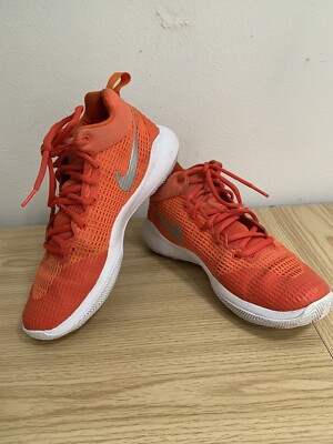 Nike Zoom US Size 7 Mid Top Orange Basketball Shoe 922048-800-image