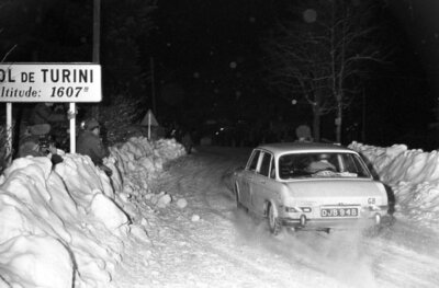 Raymond Joss & John Fitzpatrick Austin 1800 Monte Carlo Rally 1965 Old Photo 3-image