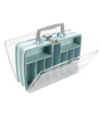 Double Creative Options Sided Blue Satchel Storage Box-image