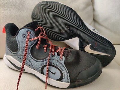 Nike Mens Fly By Mid 2 Basketball Shoes black orange size 12 Sneakers CU3503-400-image