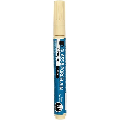 Creativ Company Glass & Porcelain Markers, Cream-image