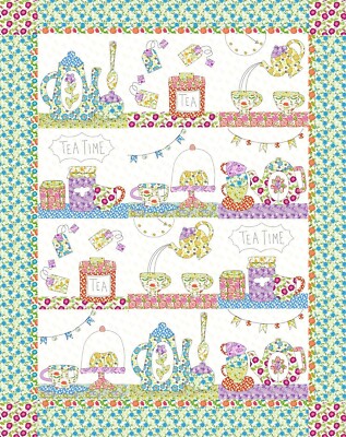 10% Off Jennifer Heynen Creative Co. quilt pattern - Tea Time Applique Quilt-image