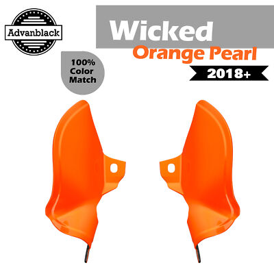 WICKED ORANGE PEARL For M8 Harley Lower Rider Street Bob Mid Frame Air Deflector-image