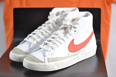 Nike Blazer Mid 77 Vintage White Mantra Orange BQ6806110 Size 10.5 US Men’s-image
