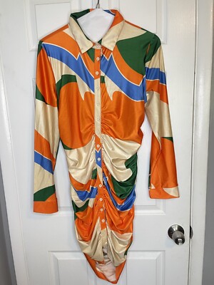 3xl Orange Party Dress-image