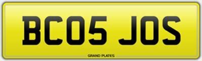 JOSIE JOSY JOSEY JOSH REGISTRATION BC05 JOS NUMBER PLATE FREE ASSIGNMENT JOSS-image