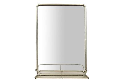 Creative Co-Op Rectangle Wall Mirror with Shelf-image