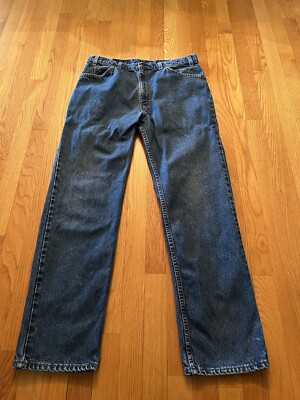 Vintage 80s LEVIS 509 Orange Tab Jean Tag 36x32 Made In USA-image