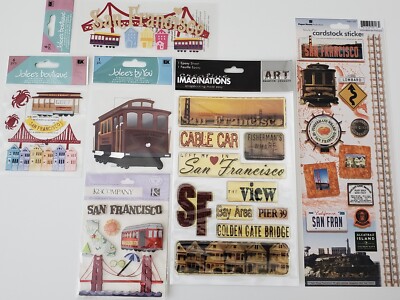 *YOU CHOOSE* Jolee's/Others SAN FRANCISCO Dimensional/Non-Dimensional Stickers-image