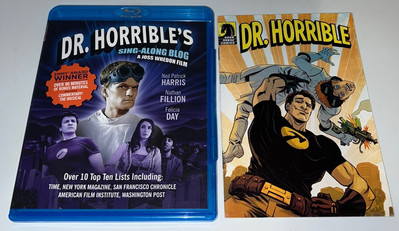 Dr Horribles Sing-along Blog (Blu-Ray) Mint Disc With Dark Horse Comic-image