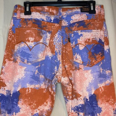 LEVIS COLORFUL MID RISE SKINNY ARTSY JEANS-image