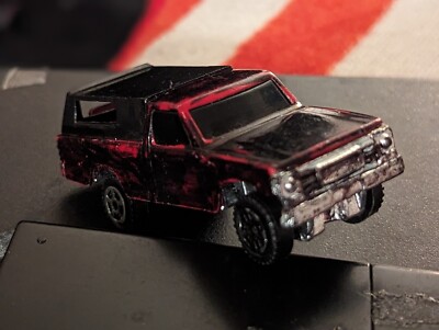 RUGGED FORD LIKE PICKUP W TOPPER CREATIVE COLOR SCHEME 1:64 SCALE MFG 1980'S -image