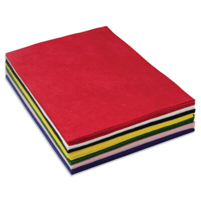 Creativity Street 3904 One Pound Felt Sheet Pack - Assorted Colors (30/Pack) New-image