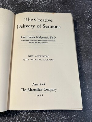 The Creative Delivery of Sermons by Robert White Kirkpatrick-image