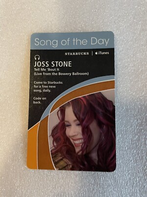 Joss Stone- Original Starbucks Song of the Day Cards - 1 card- 2007 EXPIRED-image