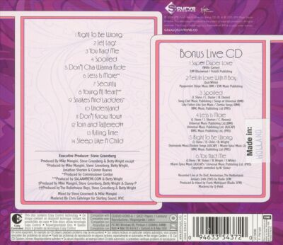 JOSS STONE MIND, BODY & SOUL [LIMITED DUTCH LIVE EDITION] NEW CD-image
