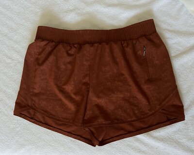 Calla Running Shorts Women's Size S Running Performance Shorts Rust Orange-image