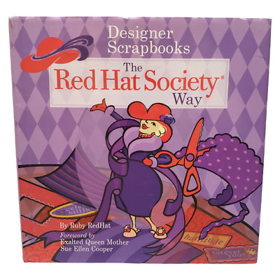 Designer Scrapbooks Red Hat Society Way Memories Photos Creative Stickers Scisso-image