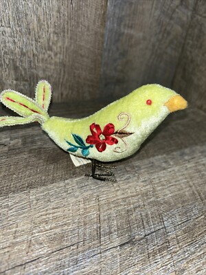 Creative Co Op Felt Bird W/ Legs-image