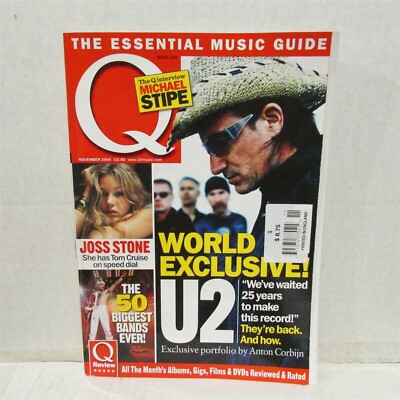 U2 Joss Stone REM Michael Stipe MADONNA Q MAGAZINE Nov 04-image