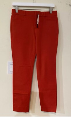 Banana Republic orange washable Bi-Stretch Modern Sloan Women's Size 0 Pants-image