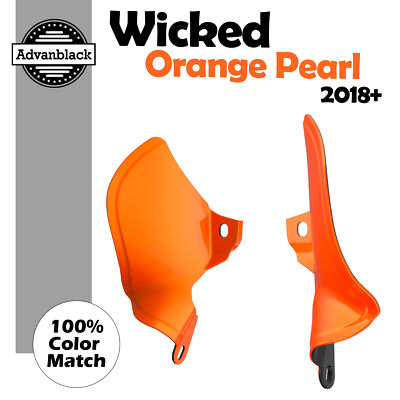 For M8 Harley Lower Rider Street Bob WICKED ORANGE PEARL Mid Frame Air Deflector-image
