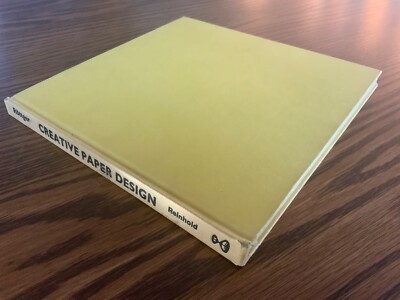 Creative Paper Design by Ernst Rottger 1959 vintage art school book-image