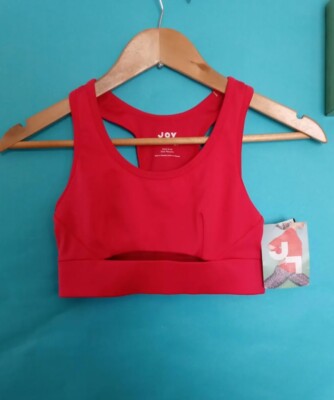  JoyLab, Sport Bra Style Atletic  Size XS  Orange  Comfortable Mid Coverage  New-image