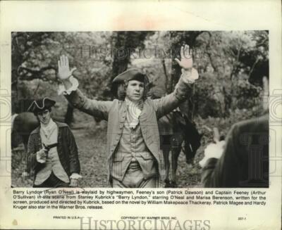 1975 Press Photo Actors Ryan O'Neal, Arthur O'Sullivan in 