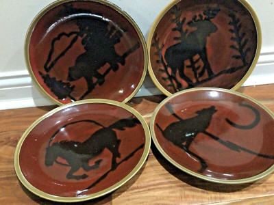 SET 4 MESA INTERNATIONAL WILDERNESS DINNER PLATES 11