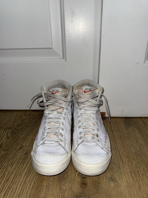 Nike BLAZER MID '77 Nike 101 ~White Sneakers (DX2350-100) 2022 ~Women’s Size 9.5-image