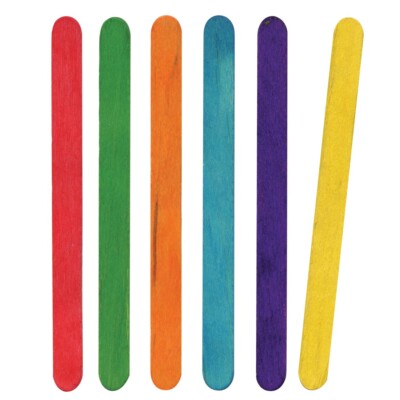 Creativity Street Colored Craft Sticks Regular Size 150-Count Package-image
