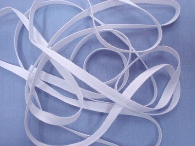 6mm White Cotton Tape (x 7.2 metres)-image