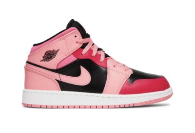 NIKE AIR JORDAN 1 MID (GS) “CORAL CHALK” SIZE 7Y-image