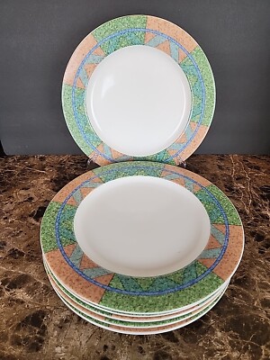 Set Of 6 Epoch Costa Mesa Dinner Plates 10 5/8
