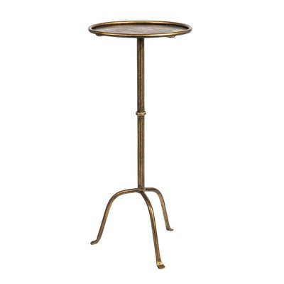 Creative Co-Op Metal Cocktail, Antique Brass Martini Table-image