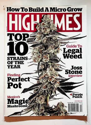 2017 December High Times Magazine Joss Stone Pot Magic Mushrooms Mexico Oaxaca-image