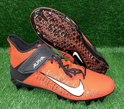 Nike Alpha Menace Pro 2 Mid Team Orange Football Cleat Size 16 New AQ3209-801-image
