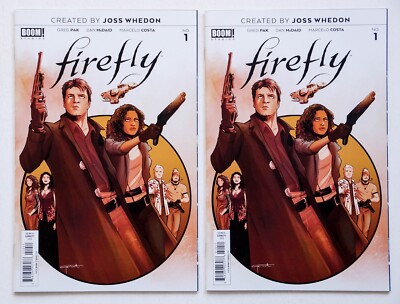 Firefly #1A (2 Copies) 2018 Boom! Studios, Joss Whedon, Greg Pak, Dan McDaid, NM-image