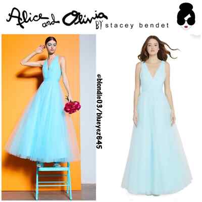 Alice + Olivia “Joss” tulle gown 10 NWT-image